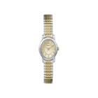 Timex Cavatina Womens Oval Two-tone Stainless Steel Expansion Watch Tw2p602007r