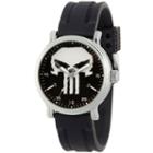 Punisher Mens Black Strap Watch-wma000263