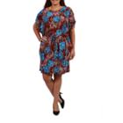 24/7 Comfort Apparel Blouson Dress-plus