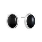 Liz Claiborne Black 14mm Stud Earrings