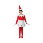 Elf On The Shelf Dress Child Costume Onesize