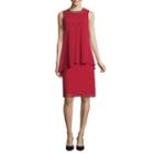 Scarlett Sleeveless Embellished Shift Dress-tall