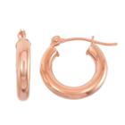 14k Rose Gold 20mm Hoop Earrings