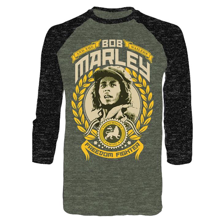 Bob Marley 3/4-sleeve Raglan Tee