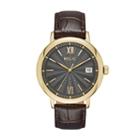 Relic Mens Brown Strap Watch-zr77290