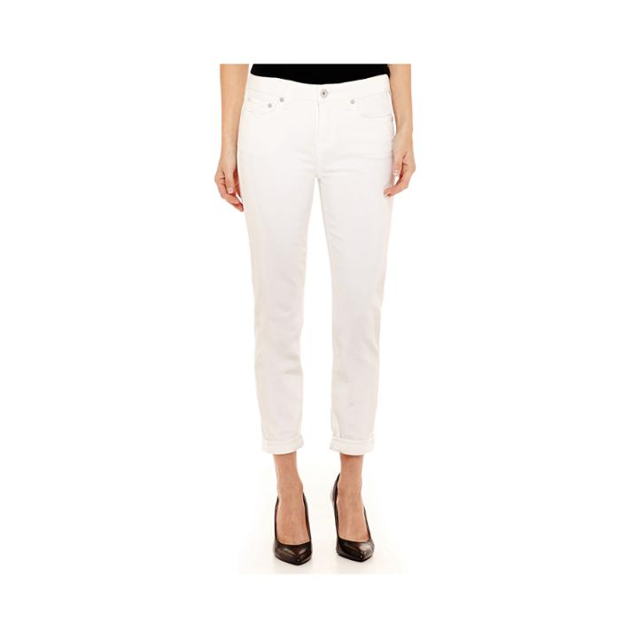 Stylus&trade; Mid-rise Slim-fit Denim Skinny Ankle Pants - Tall