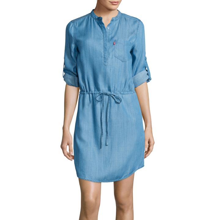 Levi's High-low 3/4-sleeve Dress