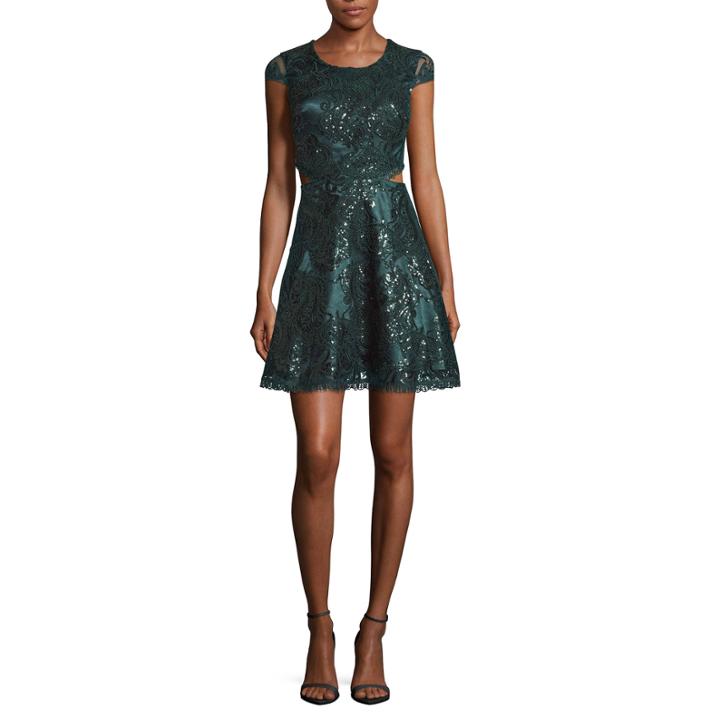 My Michelle Short Sleeve Party Dress-juniors