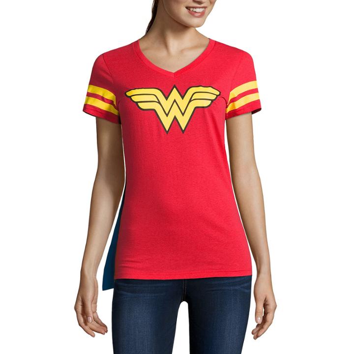 Wonder Woman Cape Tee - Juniors