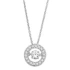 Love In Motion Ct. T.w. Round Diamond Pendant Necklace
