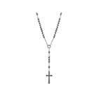 Maksim Black Stainless Steel Rosary