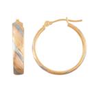 10k Gold 21mm Hoop Earrings