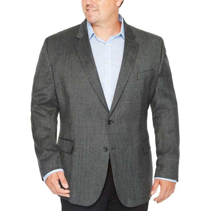 Stafford Merino Wool Sportcoat - Big And Tall