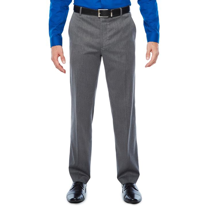 J.ferrar Slim Fit Woven Pin Dot Suit Pants