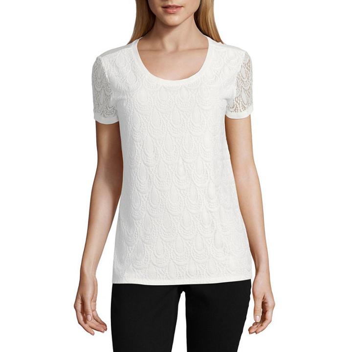 Isela Short Sleeve Lace Top