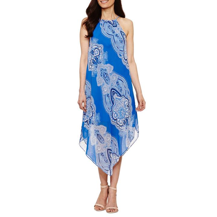 Tiana B Sleeveless Trapeze Dress-petite
