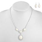 Liz Claiborne Womens 1 Pair White Jewelry Set