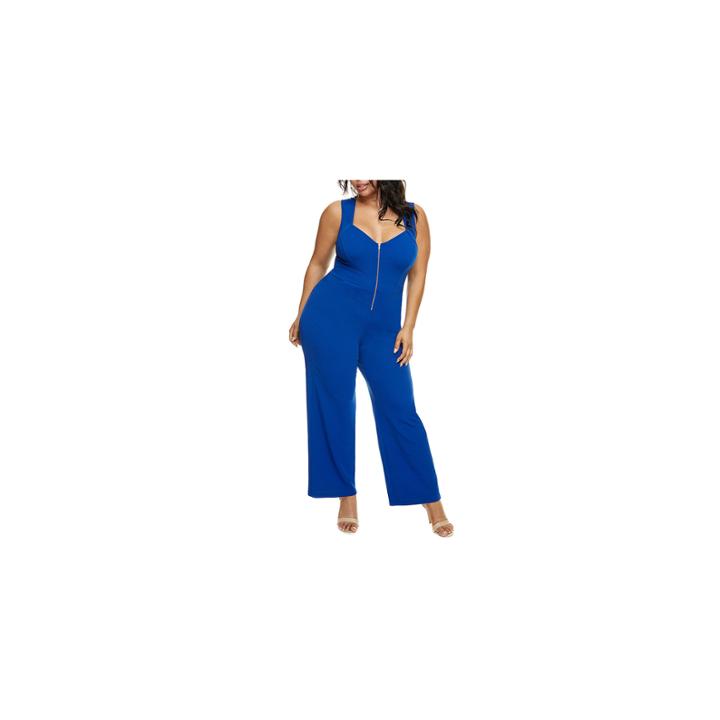 Iris Sleeveless Sweetheart Neck Jumpsuit