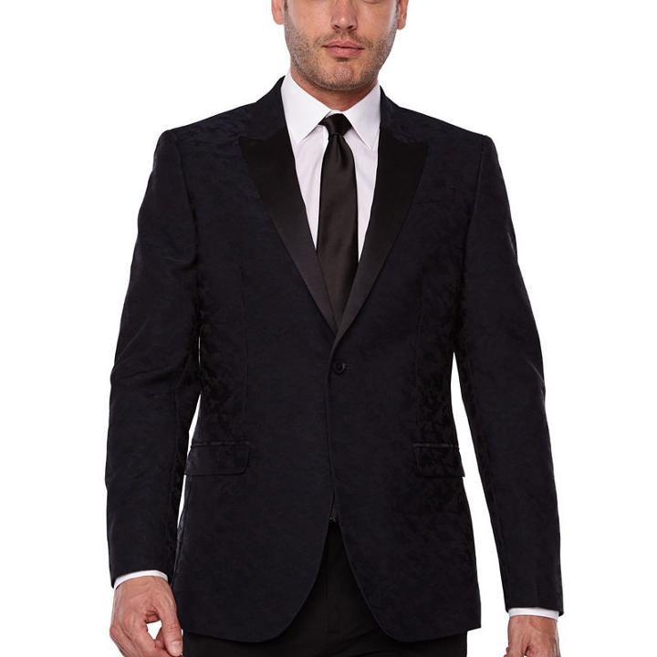 Jf J.ferrar Special Occasion Slim Fit Camouflage Sport Coat