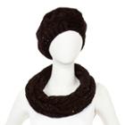 Mixit&trade; Sequin Chenille Beret And Scarf Set