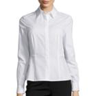 Liz Claiborne Long-sleeve Button-front Peplum Shirt