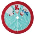 North Pole Trading Co. 52 Embroidered Snowman Tree Skirt