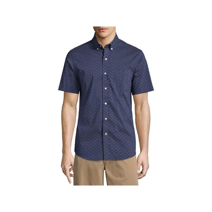Dockers Short Sleeve Comfort Stretch Button-front Shirt