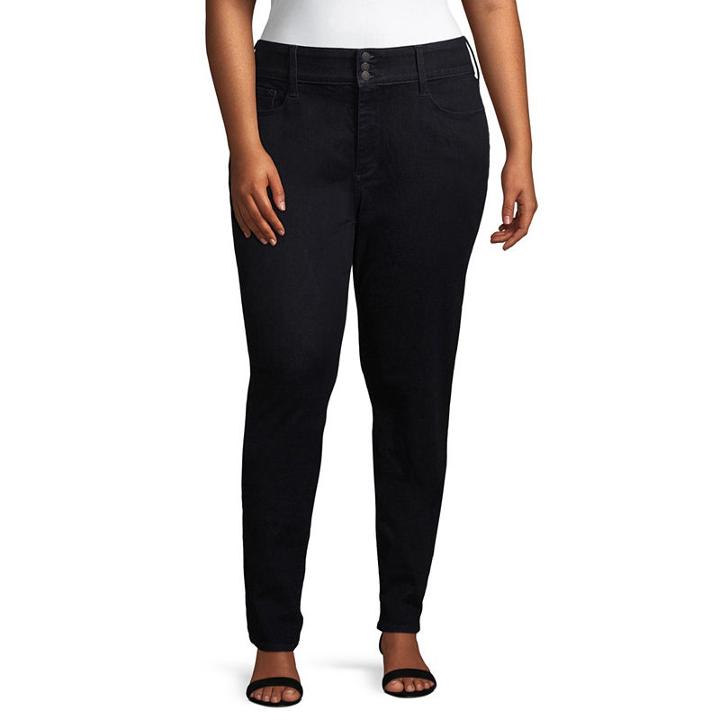 Boutique + Slim Fit High Rise Jeggings - Plus