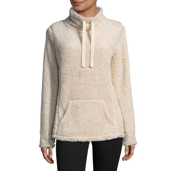St. John's Bay Active Long Sleeve Sweatshirt-talls