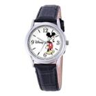 Disney Cardiff Womens Mickey Mouse Brown Leather Watch
