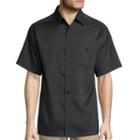 Haggar Short Sleeve Printed Microfiber Shirt