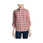 St. John's Bay Long Sleeve Plaid Button-front Shirt