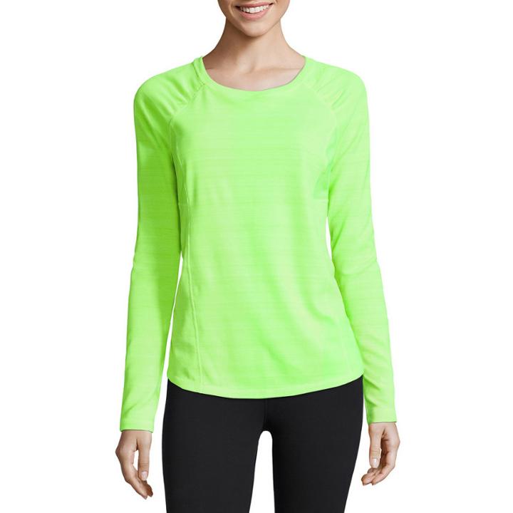 Xersion&trade; Long Sleeve Mesh Inset Tee