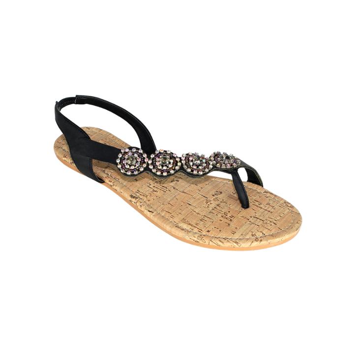 Embellished Wraparound Sandals