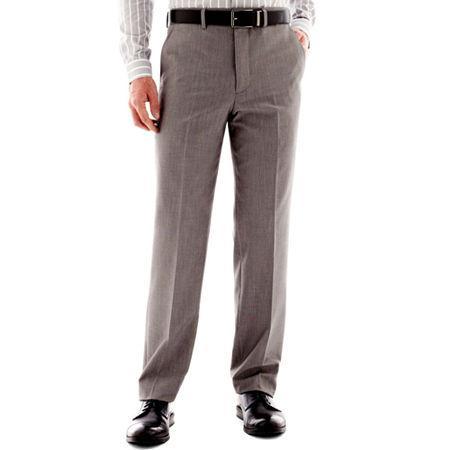 Jf J. Ferrar End On End Flat Front Suit Pants - Slim Fit