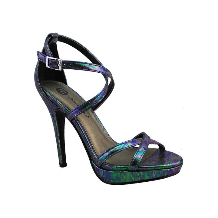 Michael Antonio Tarten Metallic Platform Pumps
