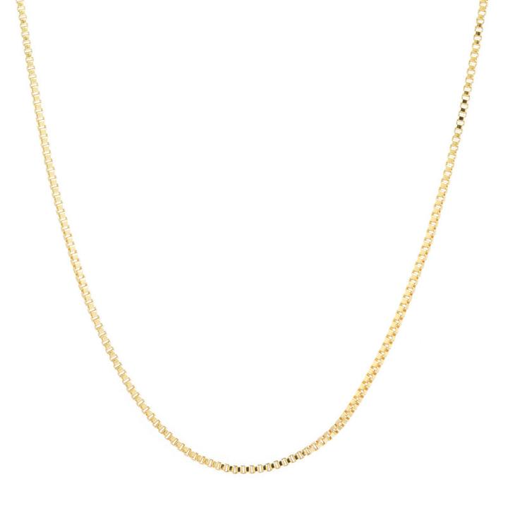 Silver Reflections Gold Over Silver 18 Inch Chain Necklace