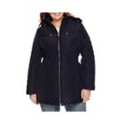 St. John's Bay Quilted Zip-front Long Puffer Coat - Plus