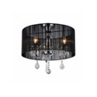 Warehouse Of Tiffany Round Satin Crystal Chandelier