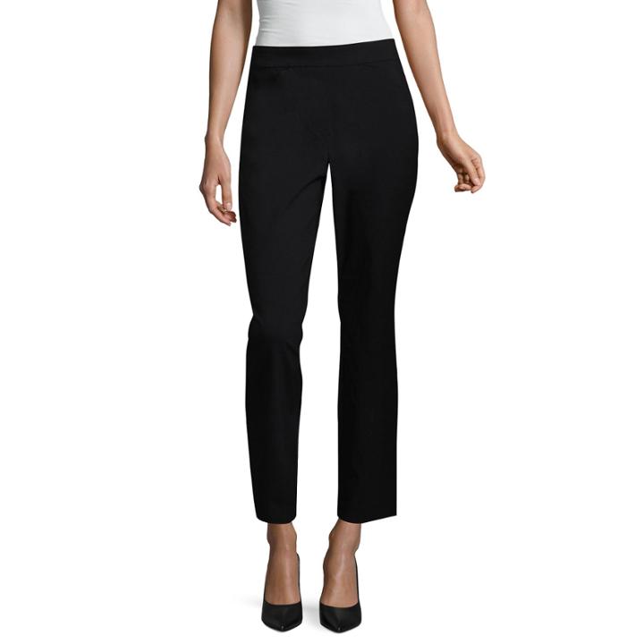Liz Claiborne Classic Fit Pull On Ankle Pants