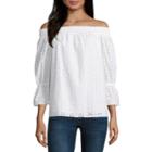 A.n.a Off The Shoulder Woven Blouse - Tall