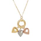 Womens 14k Gold Heart Pendant Necklace