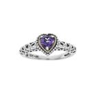 Shey Couture Sterling Silver Genuine Amethyst Ring