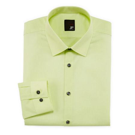 Jf J. Ferrar Easy-care Solid Dress Shirt - Slim Fit