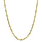 10k Gold Solid Anchor 18 Inch Chain Necklace