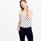 J.Crew Carrie cami in polka dot