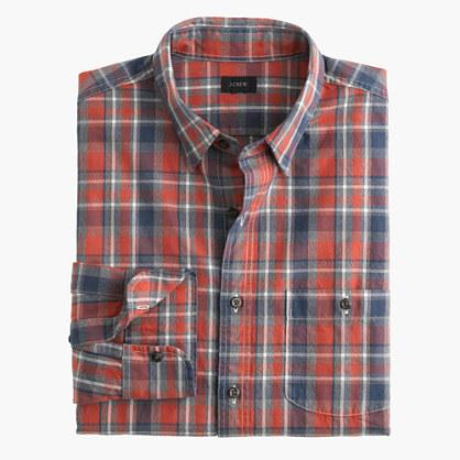 J.Crew Jaspé cotton shirt in cabin plaid