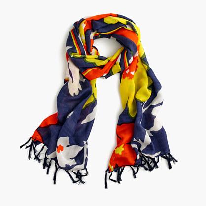 J.Crew Vintage floral scarf