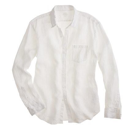 J.Crew Slim Irish linen shirt