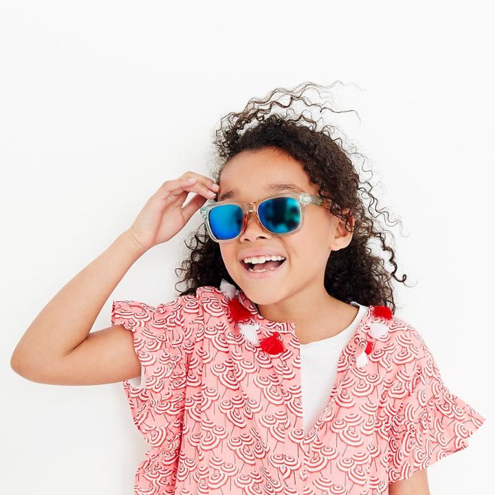 J.Crew Girls' umbrella-print top